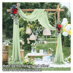 Backdrop Draping Curtain Arch Wedding Party New 13/20/32.8ft Decor 4/6/10M Tulle