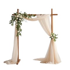 Wedding Arch Draping Fabric Chiffon Curtain Drapes for Birthday Party Decor