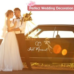 Just Married Car Sticker, Wedding Car Decoration Car Decoration Wedding …