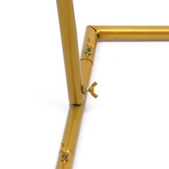 Gold Square Metal Arch Rack Backdrop For Weddings Graduation Party Venue Decor