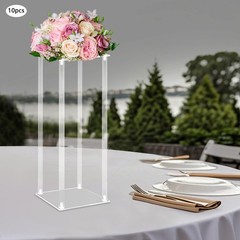 Acrylic Wedding Flower Stand, 10Pcs Clear Acrylic Flower Stands