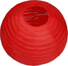 4″6″8″10″12″14″16″18 Round Paper Lanterns Lamp Wedding Birthday 10″/25CM, Red