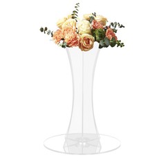 2pcs 60cm Clear Acrylic Centerpieces Flower Vase Wedding Anniversary Party Decor