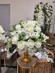 Luxury White Wedding Floral Collection | Complete Ceremony & Reception Package
