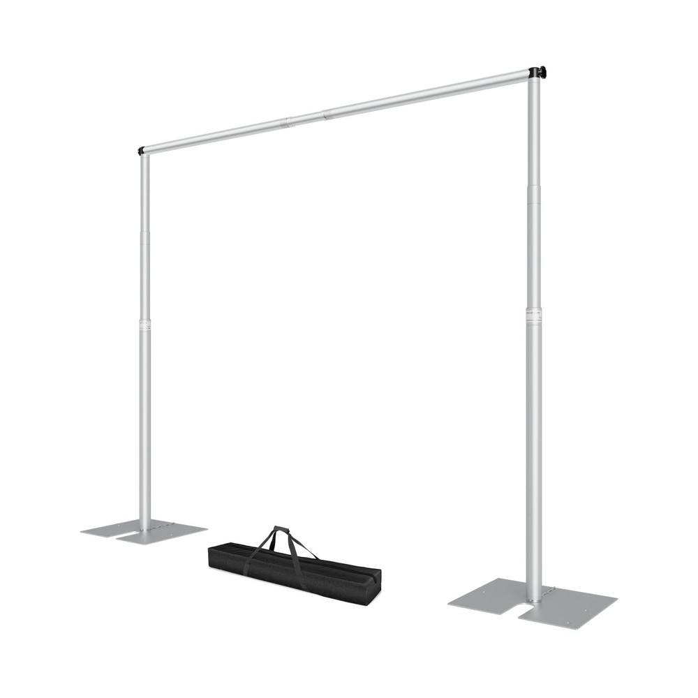 EMART Heavy Duty Backdrop Stand, 10x12Ft Adjustable Pipe and Drape kit with 9…