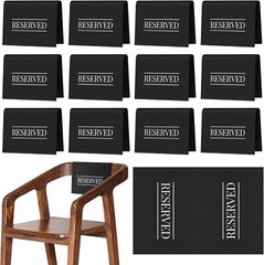 Reserved Signs Polyester 30x45cm 12 Pcs Reusable for Weddings Events Church