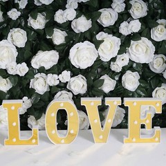 6″ tall GOLD O LED Lighted Marquee Letters Sign Party Wedding Events Decorations