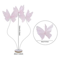Artificial Butterfly Decorations Giant 3-head Butterfly Decoration for Wedding