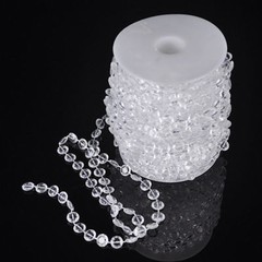 99 FT Garland Diamond Strand Acrylic Crystal Bead Beaded Wedding Decoration