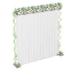 Wedding Party Prom Backdrop Stand Pipe Kit Curtain Frame Ajustable10x10ft
