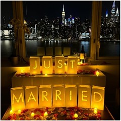 White Luminary Bags for Just Married Decor – 2020 Pieces