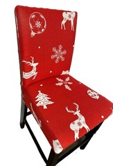 Christmas Chair Covers Stretch Party Chair Seat Covers Set Of 6 . C10