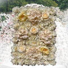 6 Pack Artificial Silk Flower Wall Panels Wedding Photography Party Venue Decor