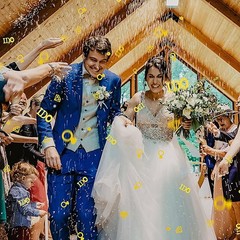 Gold Wedding Confetti Engagement Party Decorations Bridal Shower Confetti