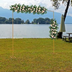 9.8ft Height Garden Party Stand Decor Wedding Arch Backdrop Stand Flower Frame