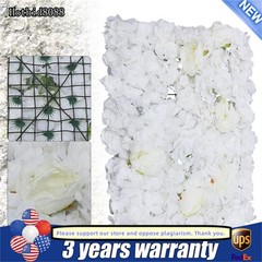 6pcs Artificial Rose Hydrangea Flower Wall Panels Wedding Party Decor 60 x 40cm