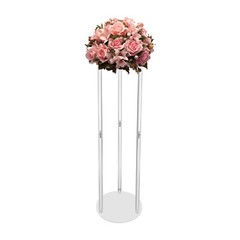 10pcs 80cm Acrylic Artificial Flower Vase Stand Wedding Centerpieces Decoration