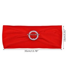 10/25/50/100x Spandex Stretch Chair Sashes Bows Band Wedding Party Banquet Decor