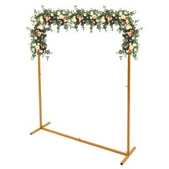 6.6ft Modern Wedding Arch Frame Balloon Flower Plant Backdrop Stand Party Decor