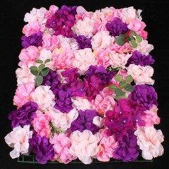 6*Artificial Flower Wall Panel Indoor Outdoor Flower Wall Panel For WeddingDecor
