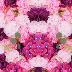 6 Pcs Artificial Flower Wall Panel For Wedding Backdrop Decor Outdoor 60X40CM