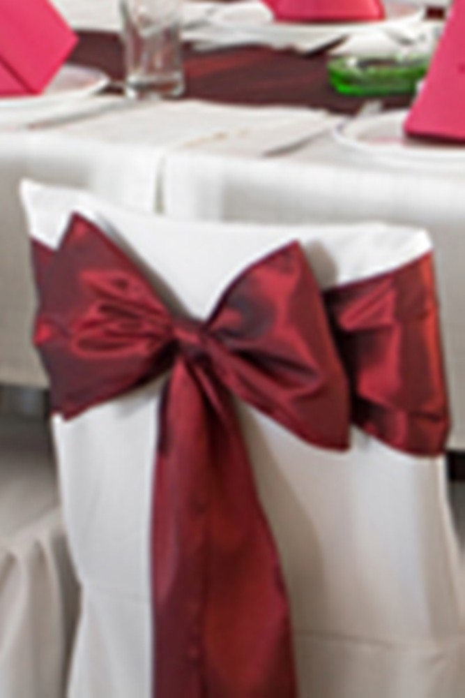 6″x108″ Wedding Dinner Party Banquet Satin Chair Cover Sash Bow – 6 Bows Per Lot