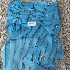New Turquoise Medium Bows 25 Adjustable Chair Sashes Wedding Easter Garland