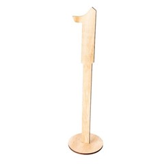 20 Natural 11 in Wood 1-20 TABLE NUMBERS Set on Sticks Round Base Party Events