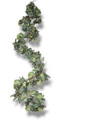 Artificial Eucalyptus Garland, 6 ft Faux Silk Eucalyptus Leaves Vines Handmade G