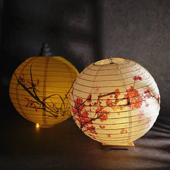 12Inch Printed Flower round Chinese Paper Lanterns Birthday Wedding Decor Craft