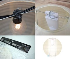 Quasimoon 20″ Peach Even Ribbing Round Paper Lantern (10 PACK) by PaperLanter…