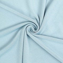 7 ft x 3 ft DUSTY BLUE Matte Fitted Spandex Half Moon Arch Stand Cover Wedding
