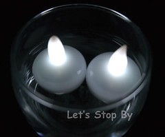 96 LED Floating Flickering Tea Candle Waterproof Wedding Party Floral Decoration