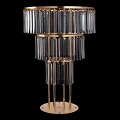 Wedding Gold Crystal Flower Stand, Round Pedestal Stand, Crystal Flower Stand