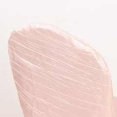 DUSTY ROSE Crinkle Crushed Taffeta Banquet CHAIR COVER Party Wedding Events