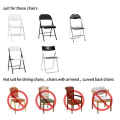 36 PCS Waterproof Stretch Spandex Folding Chair Covers, Dining Room Chair Sli…