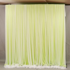 Voile Wedding Party Backdrop Solid Color Curtains Event Stage Decor Background