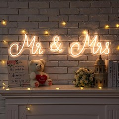 Mr & Mrs Neon Light for Wedding Reception