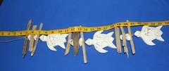 Seaside Wedding Sea Turtle Driftwood Hanging Mobile Decor – G-77