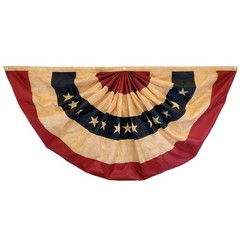 Vintage Bunting USA Flag Banner – For Porches, Homes, Parties, Patriotic Deco…