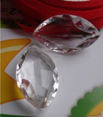 20Pcs Horse Eye Chandelier Glass Crystal Lamp Prism Part Hang Pendant Suncatcher