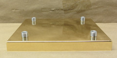 VEVOR 4PC Gold Wedding Flower Stand 31.5″ Metal Column Centerpiece Set
