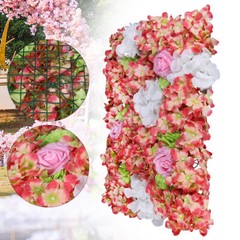 Rose &Hydrangea Flower Wall Panel For Filming Wedding Party Backdrop Flower Wall