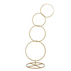 5 ft Metal Hoops Pillar Backdrop Stand Wedding Party Home Decorations Supplies