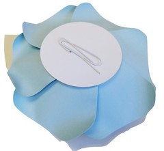 Decor In The Box 8 piece Handmade Happy B’Day Paper Flower Set, Fully Assembled