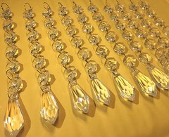 50pcs Acrylic Crystal Garland Hanging Wedding Party Table Decoration Centerpiece