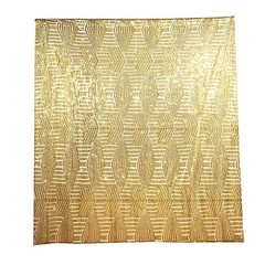 8ft x 8ft GOLD Geometric Sequin Photo Backdrop CURTAIN Drape Panel Party Events