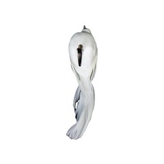 Artificial Doves Bird Garden Home Indoors 2pcs Clip Decor Fake Foam Home