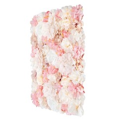 12Pcs Artificial Silk Fabric Flower Wall Panel Banquet Wedding Party Decor