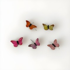 Butterflies Wedding Party Floral Decor Gifts 3D Colorful Artificial Dummy Craft